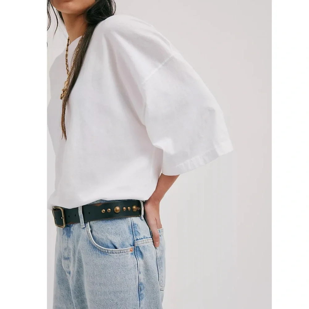 New Free people We The Free Perfect Oversized Tee in White XL